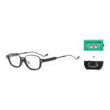 MK352YJ-004 Black Frame with Black Circle White Lens (Gift Box Set)