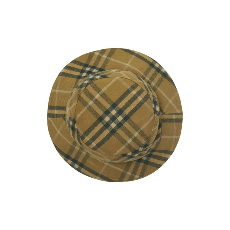 Burberry Cotton Bucket Hats Men's Brown-1