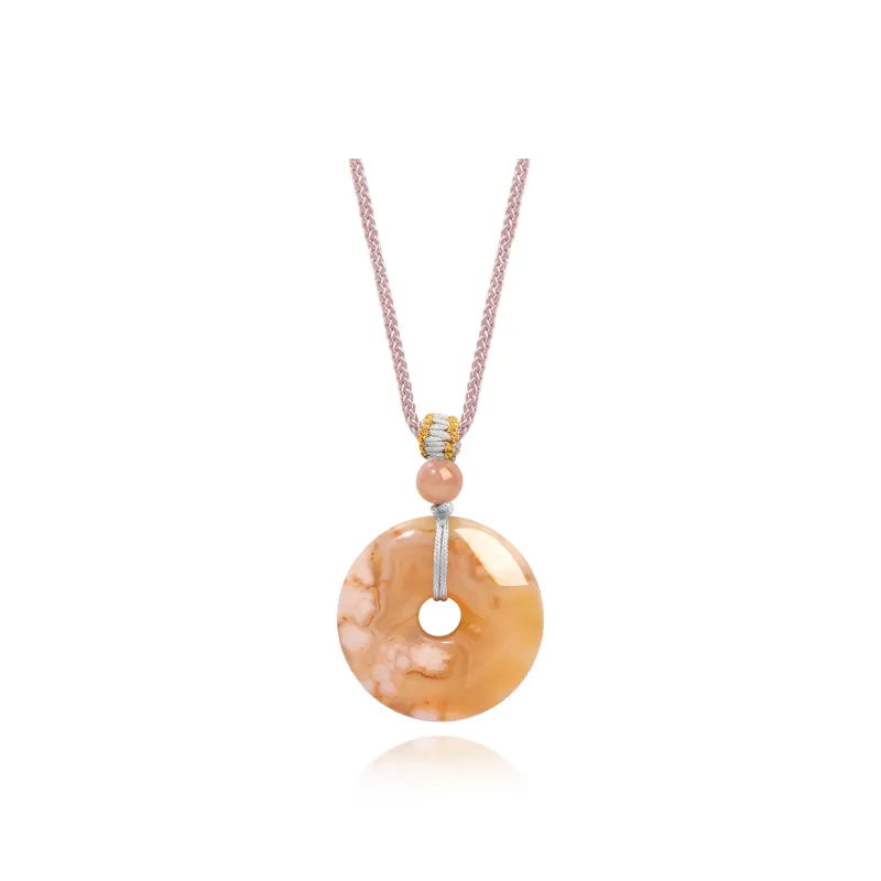 Zheng Baifu Agate Jade Necklaces Unisex-4