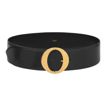 CELINE BC-12 65MM Belt In Taurillon Leather