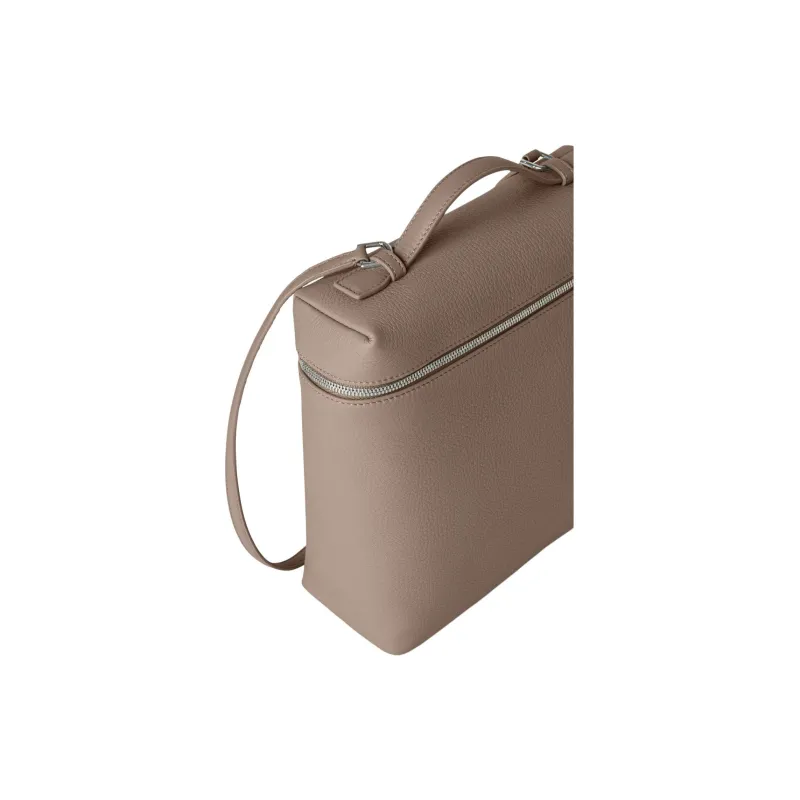 Loro Piana Calfskin Backpack Women's Warm Milk Scented-3