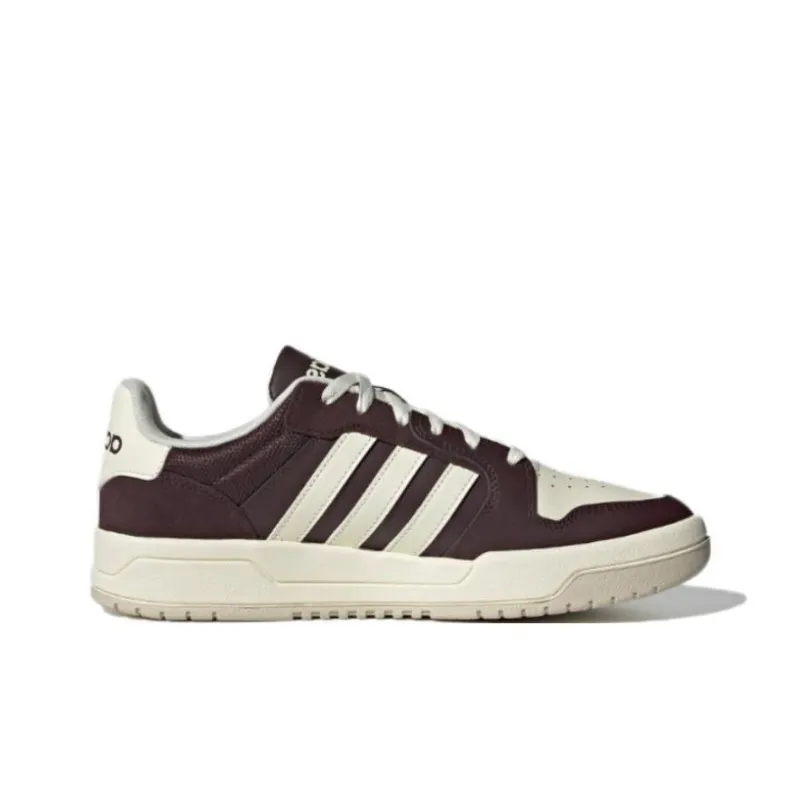 Adidas Neo Entrap Low Top Skateboard Shoes Unisex Brown White-1