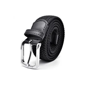 DAP Pin Buckle Belt Stretch Nylon Woven Craft Casual Leather Belts Unisex Width: 3.5cm
