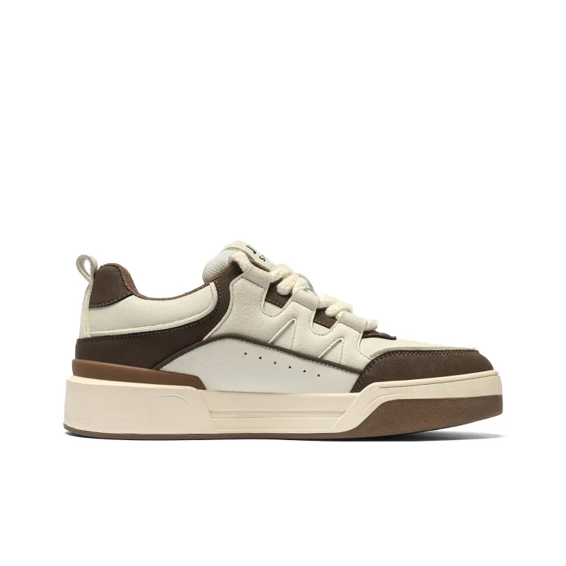 JEEP SPIRIT Coverage Anti Slip And Wear Resistant Low Top Skateboard Shoes Men's Cuban Brown-3