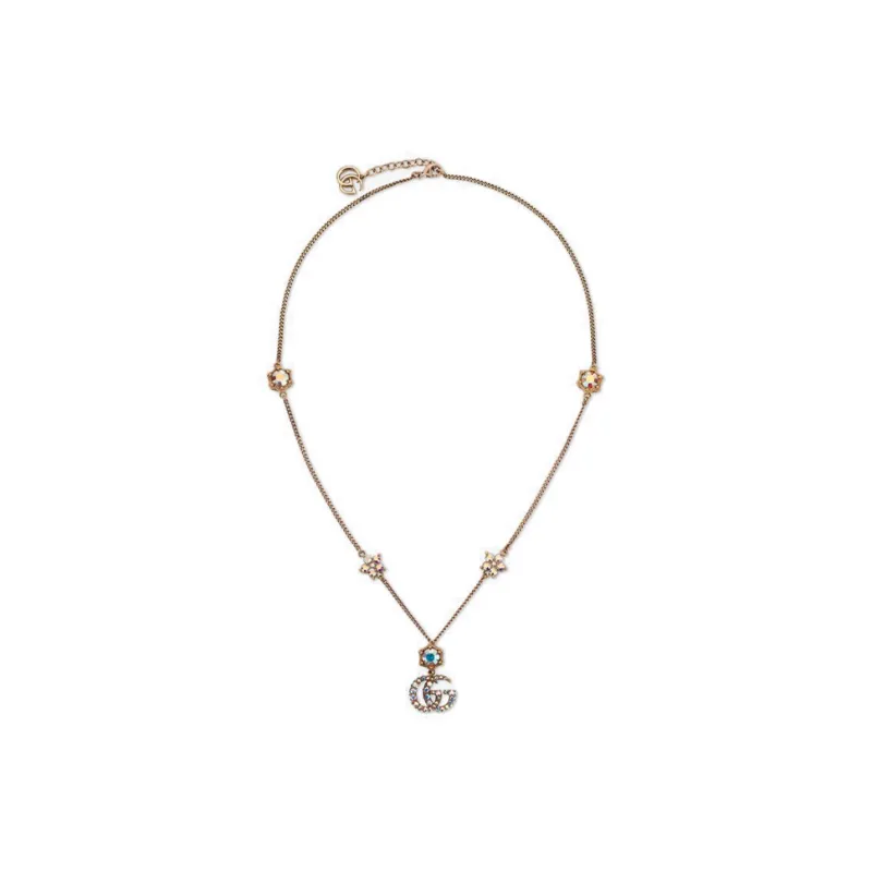 GUCCI Necklaces Women's Antique Gold-1