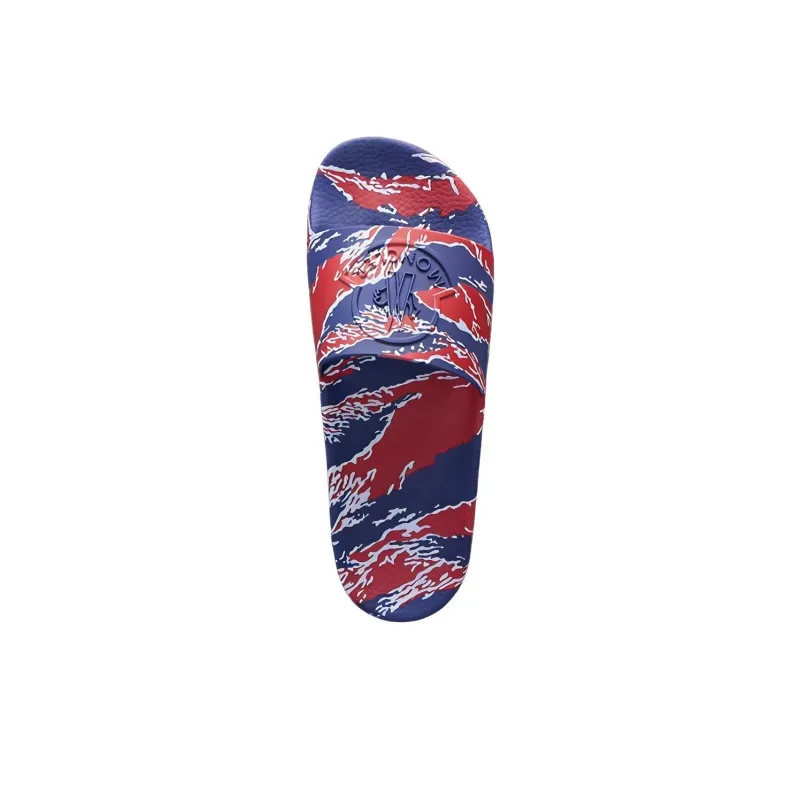 Moncler Basile Slide 'Tiger Print Red Blue'-3