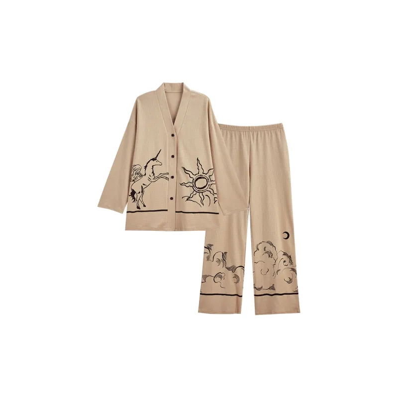Dream Heart Pajama Set Women's Image Color-0