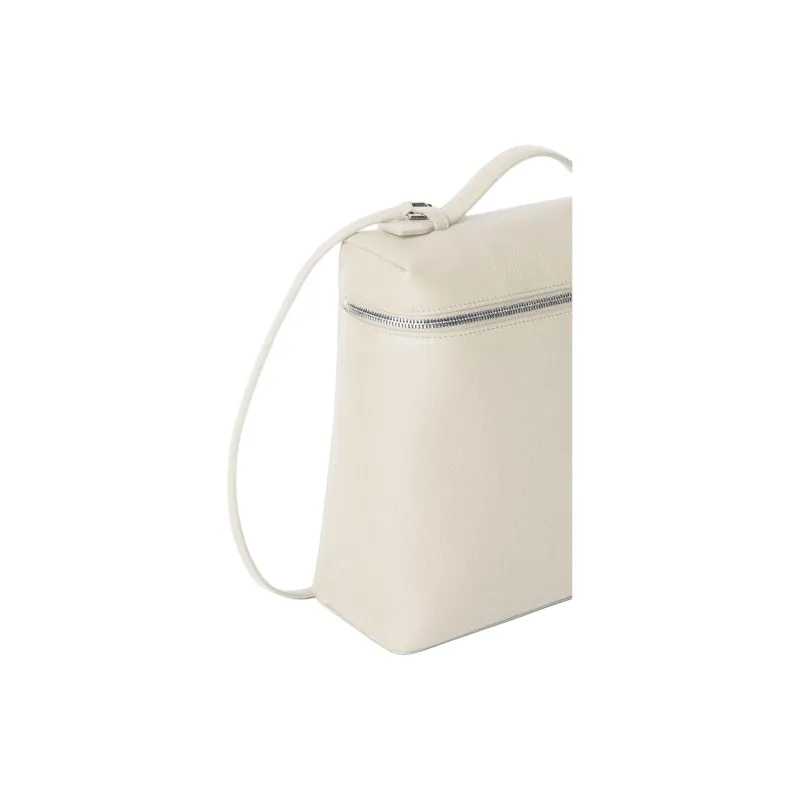 Loro Piana Leather Backpack Women's White-2