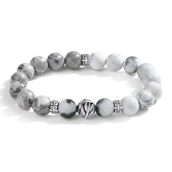 YINCHIE S925 Silver Bracelets Men's