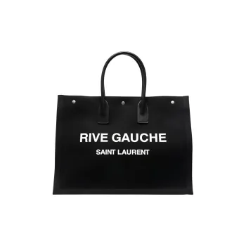 SAINT LAURENT Cotton Handbag Large Size Men's Black