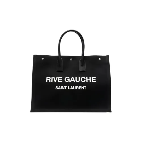 SAINT LAURENT Cotton Handbag Large Size Men's Black