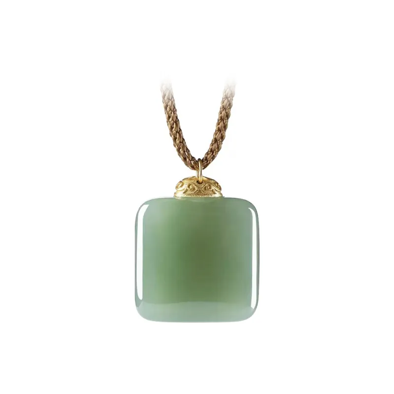 GOLDFISH ALLEY Pendants Pale Greenish White Jade Unisex-0