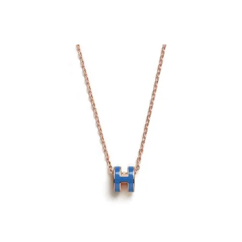 HERMES Mini Pop H Necklaces Women's