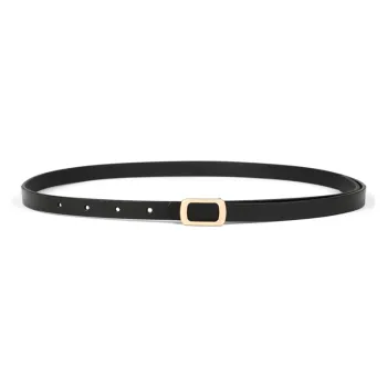 VINEY Cow Split Leather Leather Belts Women's Width 1.2cm
