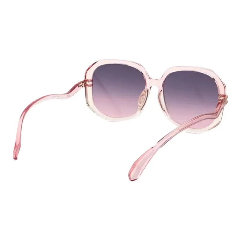 JINS TR/Memory Plastic Square Sunglasses Women's Pink-3