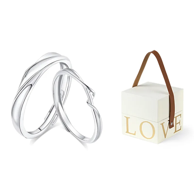 MISS TOOYA S999 Fine Silver Rings Unisex-11