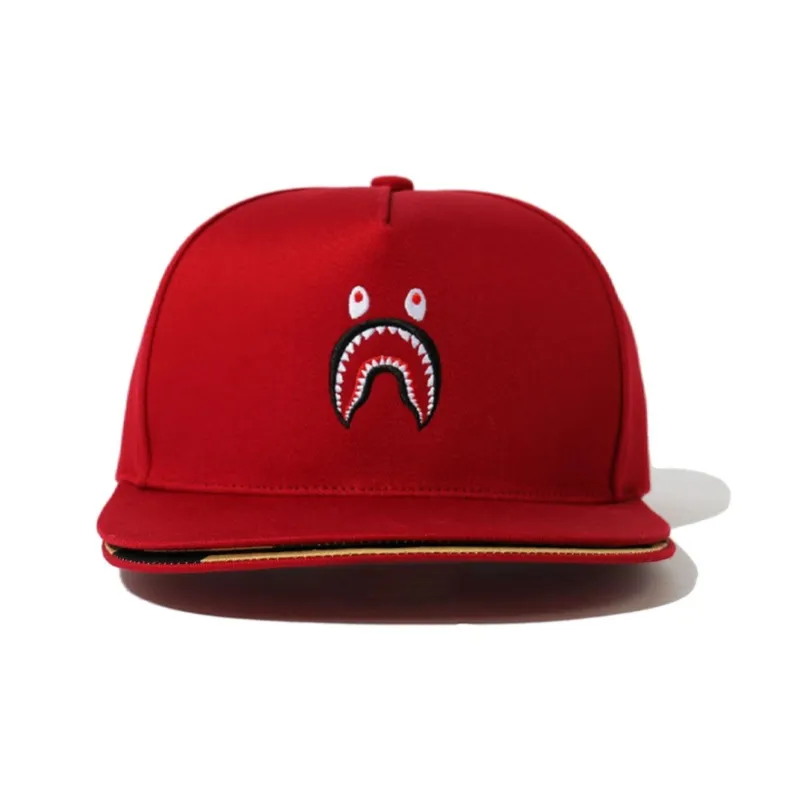 A BATHING APE Double Visor Shark Snapback Cap-5