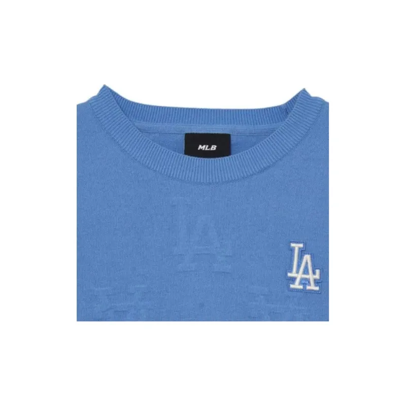 MLB Los Angeles Dodgers Knitwear Women's Light Blue-2