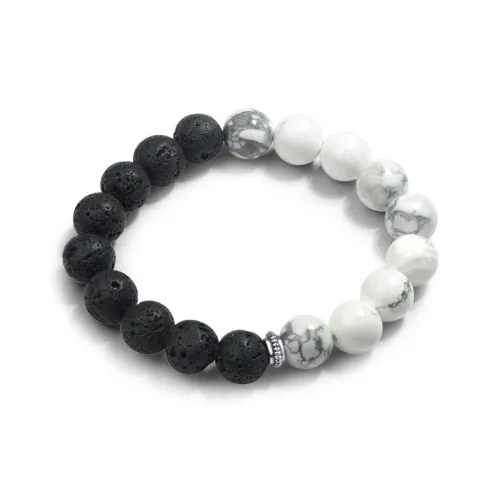 COPI Bracelets Unisex Black/White Beaded Bracelets