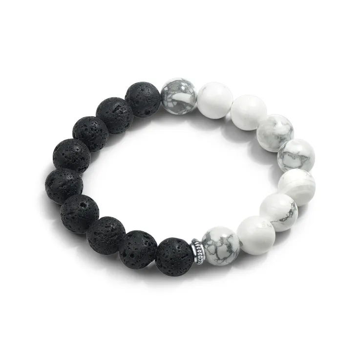 COPI Beaded Bracelet Volcanic Stone Unisex-0