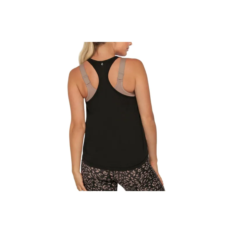 LORNA JANE LJ Maternity Over Bump Sport Vests Women's Black-1