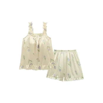 Sleeping Beauty Pajama Set Women's Champagne