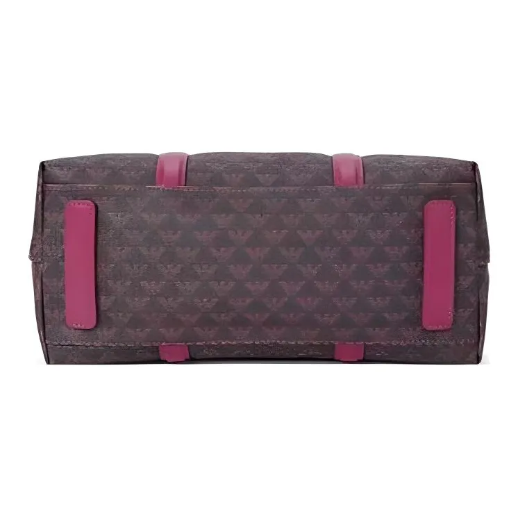 EMPORIO ARMANI Leather Handbag Regular Women's Brown-4