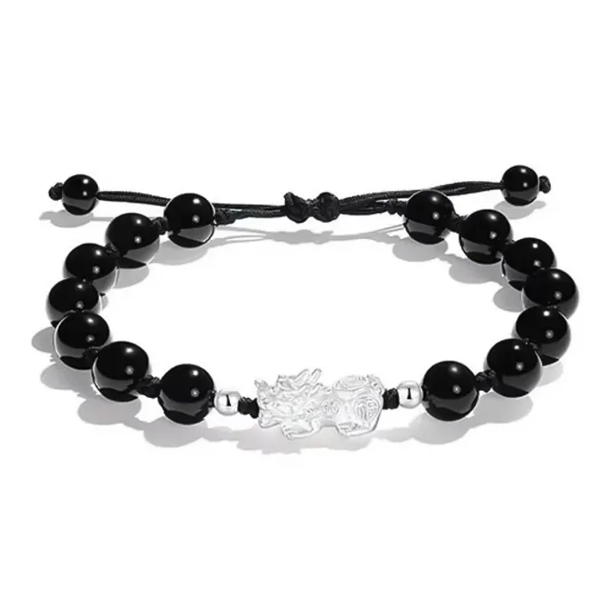 LIU GUI FU JEWELRY Obsidian Bracelets Unisex-0