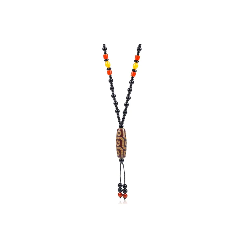 Yi Zhen Ge Agate Jade Necklaces Unisex-1