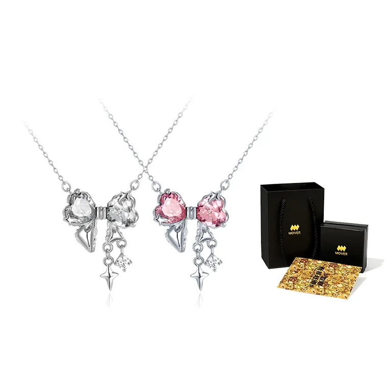 MOVER S925 Silver Necklaces Women's-3