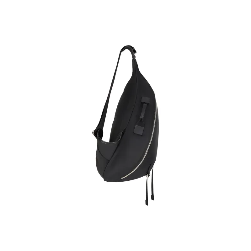 Givenchy 4G Zip Closure Triangle Bag Sling Bag Medium Size Men's Black-1