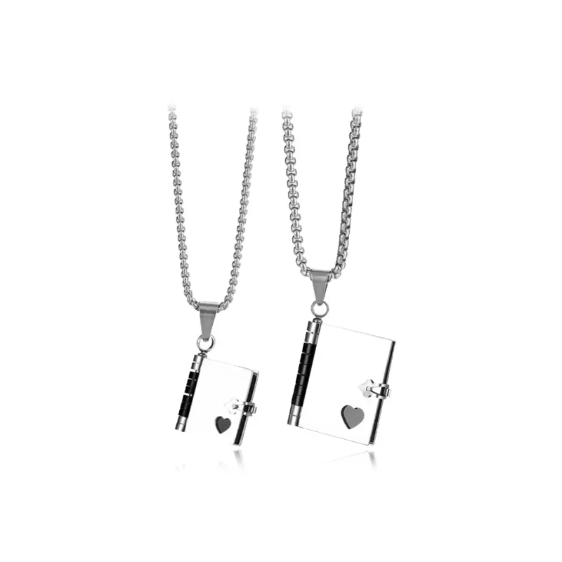 RINGLOVE Titanium Steel Necklaces Unisex-3