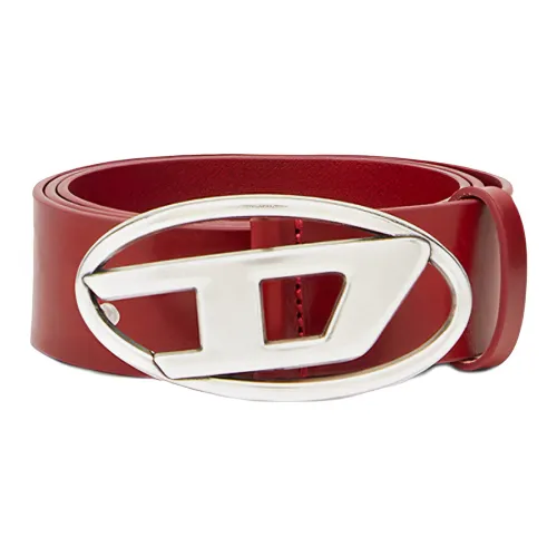 DIESEL 1DR Logo buckle Leather Belt