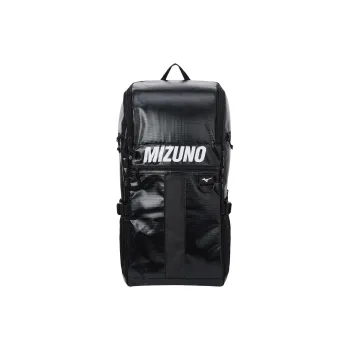 Mizuno Polyester Backpack Unisex Black & White