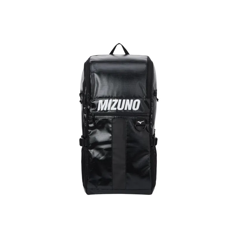 Mizuno Polyester Backpack Unisex Black & White-0
