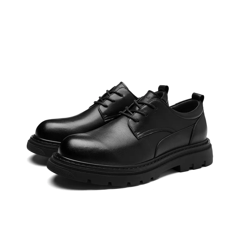 HLA British Business Formal Leather Shoes For Casual Commute Men's-1