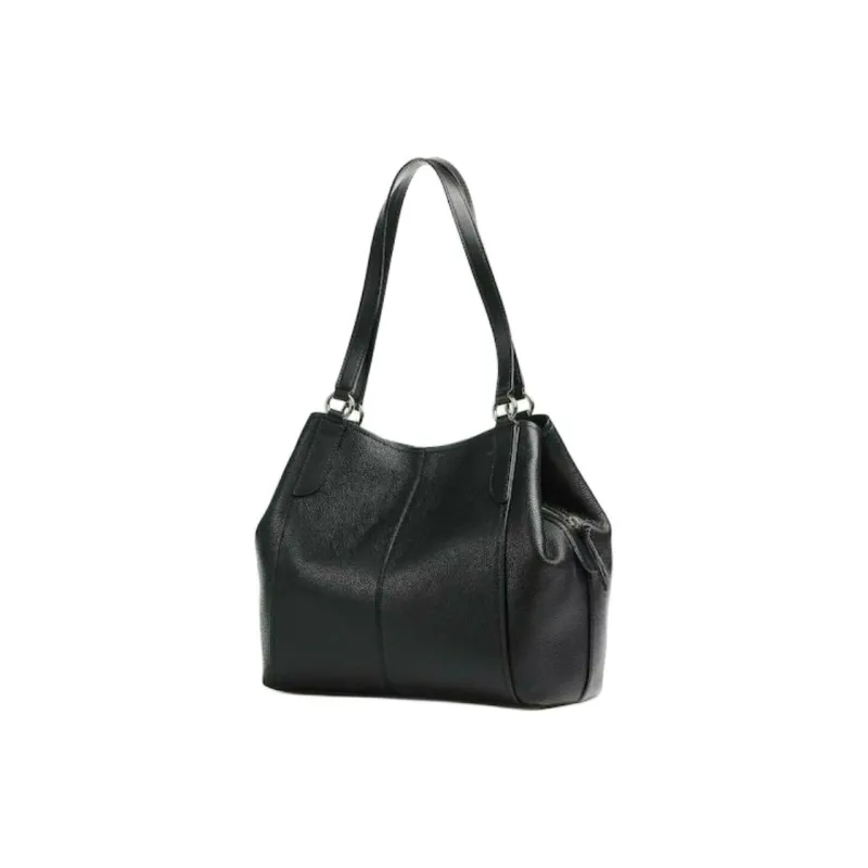 MICHAEL KORS Molly Litchi Grain Leather Tote Bag Shopping Bag Handbag Shoulder Bag Women's Black-1