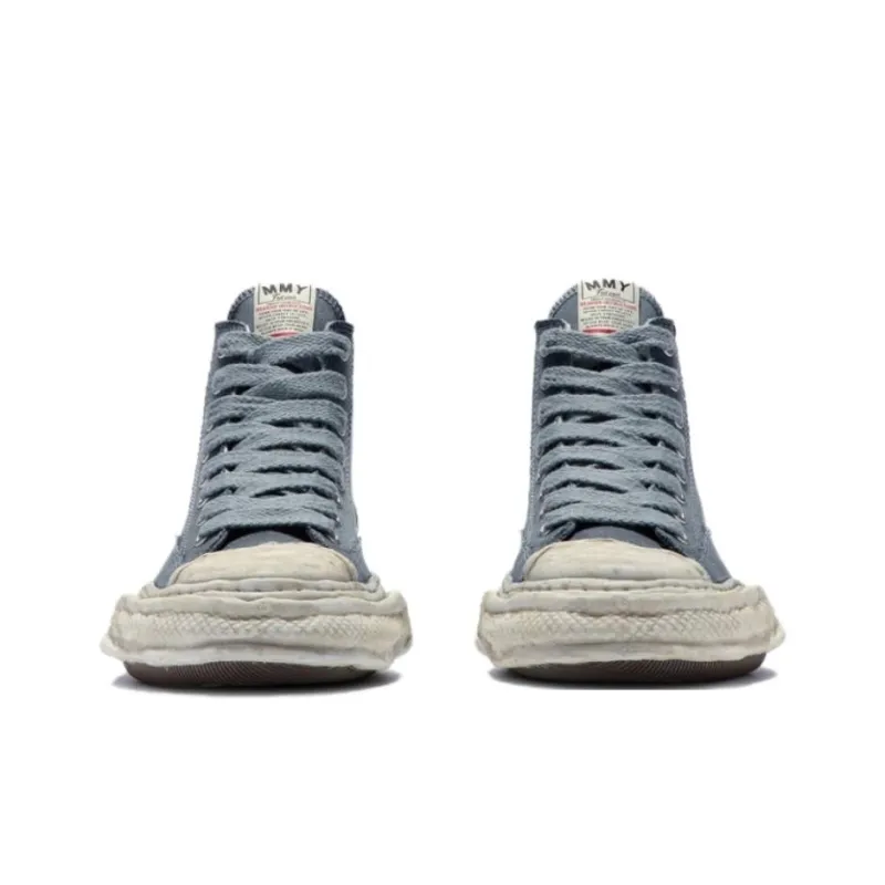 MIHARA YASUHIRO Peterson Abrasion Resistant High Top Canvas Shoes Men's Black-3