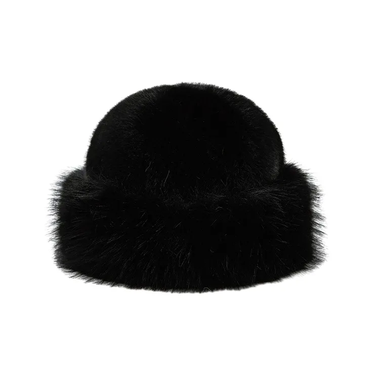 FREE RABBITⅡ Solid Color Ear Protection Mongolian Hat Unisex-2