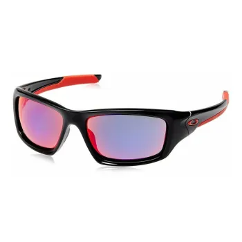 Oakley Plastic Irregular Shape Sunglasses Men's Black