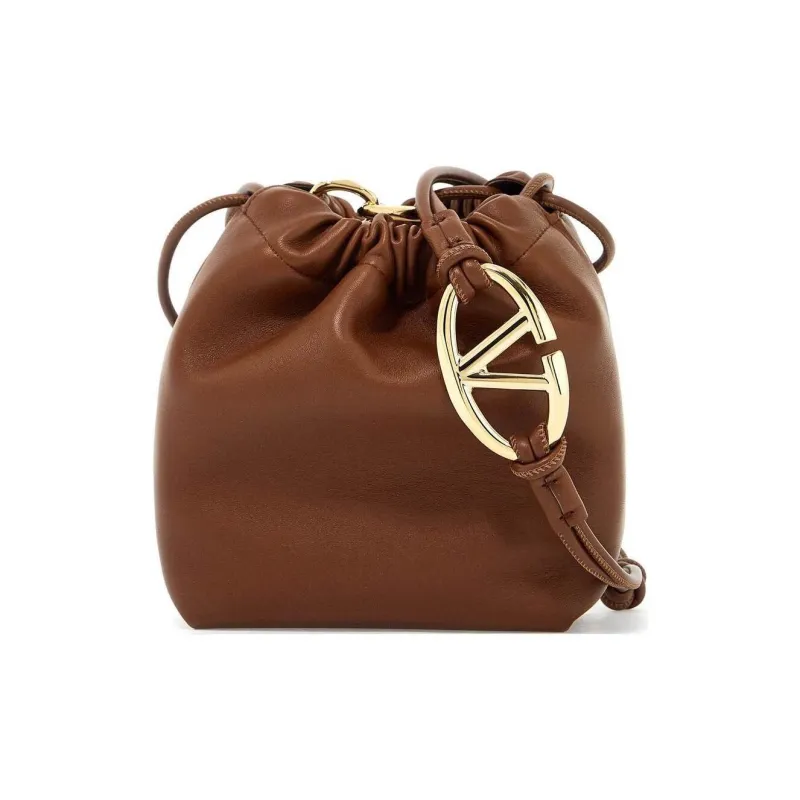Valentino VLogo Signature Drawstring Mini Bucket Bag-0