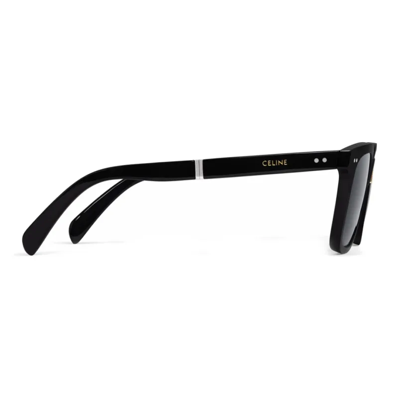 CELINE Black Frame 44 Sunglasses In Acetate With Metal-2