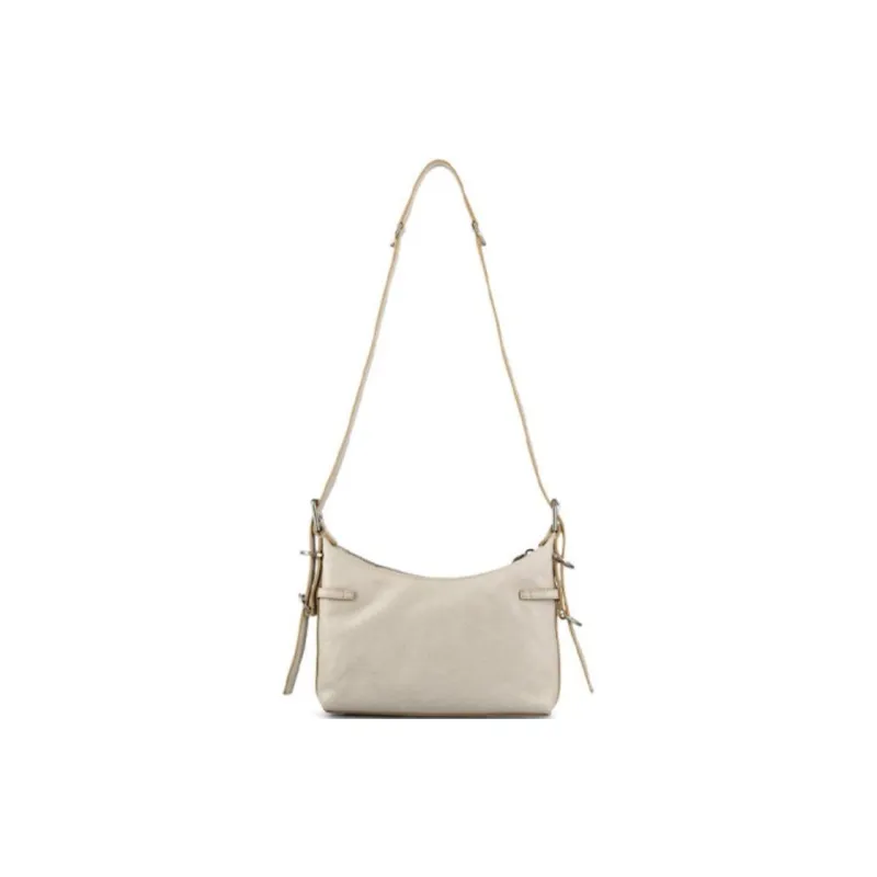 GIVENCHY Calfskin Handbag, Shoulder Bag Women's Gray-4