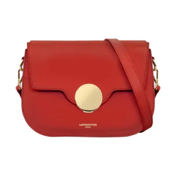 Le Parmentier Calfskin Crossbody Bag Shoulder Bag Regular Women's Red