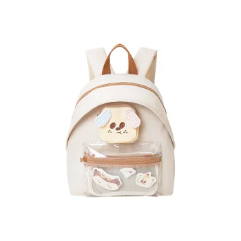 Sound For Life Fabric Backpack Women's White/Yellow