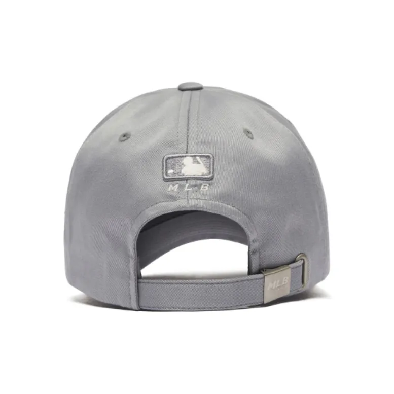 MLB Cotton Baseball Caps Unisex Silver Gray-2