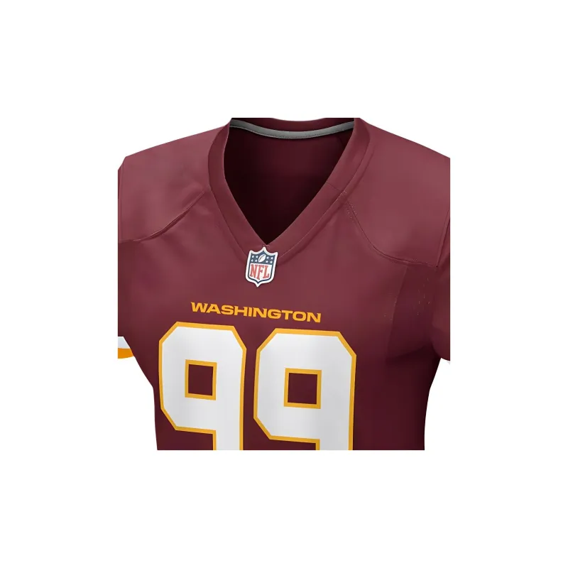 Nike NFL Washington Football Team Chase Young Soccer Jerseys Women's Burgundy Red-2