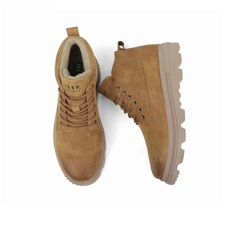 JEEP SPIRIT Martin Boots Men Yellow-3