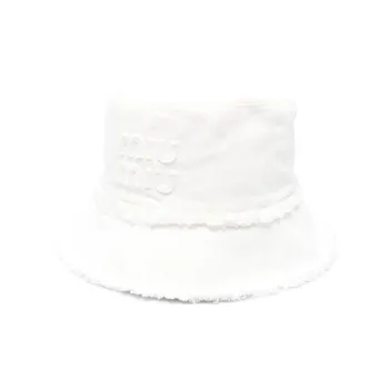 MIU MIU Cotton Bucket Hats Women's White