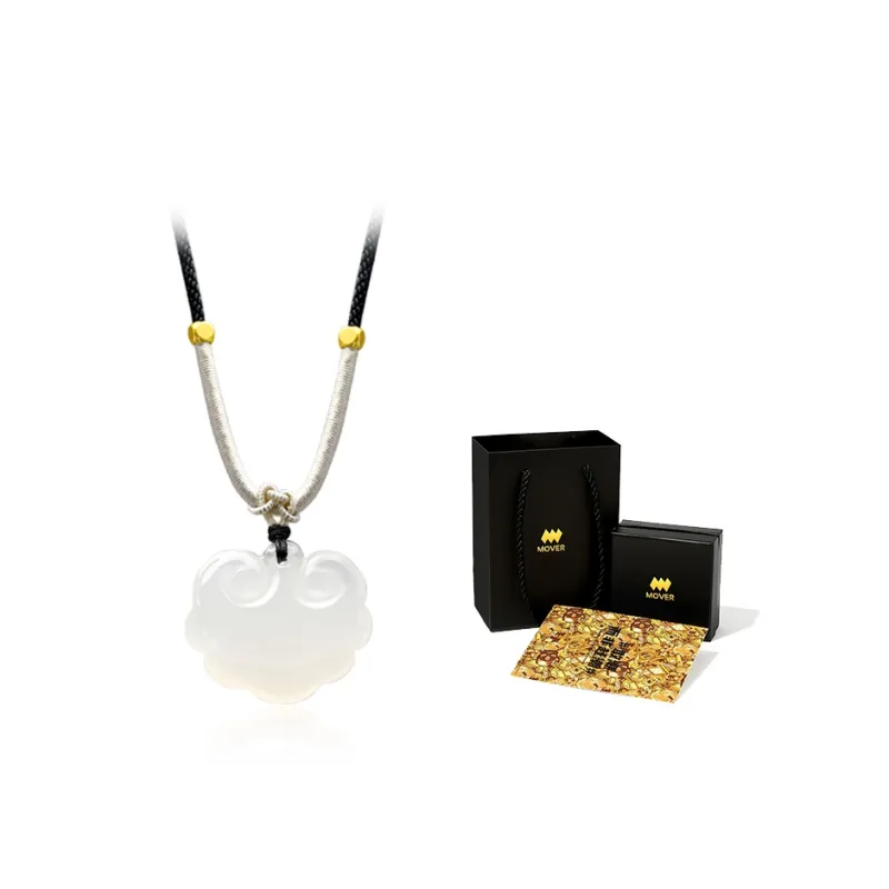 MOVER Chalcedony Jade Necklaces Unisex-3